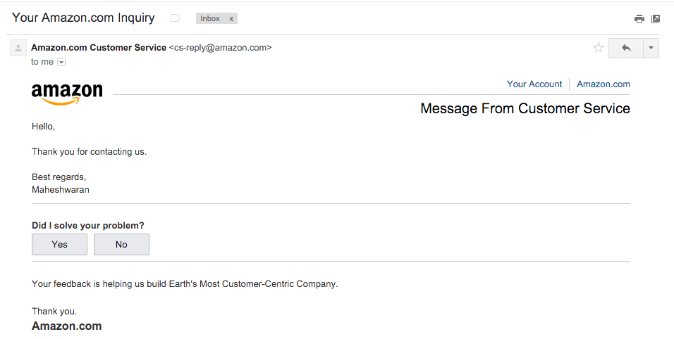Amazon Customer Service